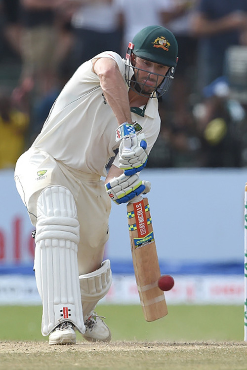 Playing his first game of the series, Shaun Marsh was unbeaten on 64 at stumps